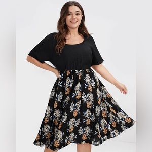 BloomChic Floral Midi Dress with Pockets size 30/6x NWT Never Worn!!